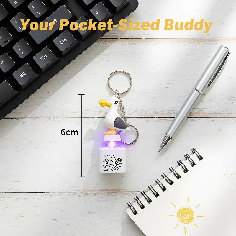 Gaming Keyboard Ergo - Soft 3D Cartoon Seagull Custom Keycap