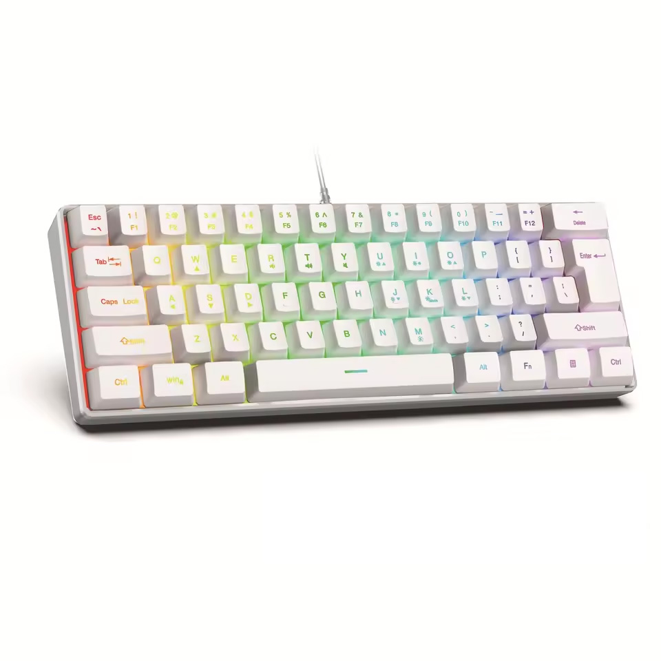 Gaming Keyboard Half - 2026 New Portable Wired Mini Mechanical
