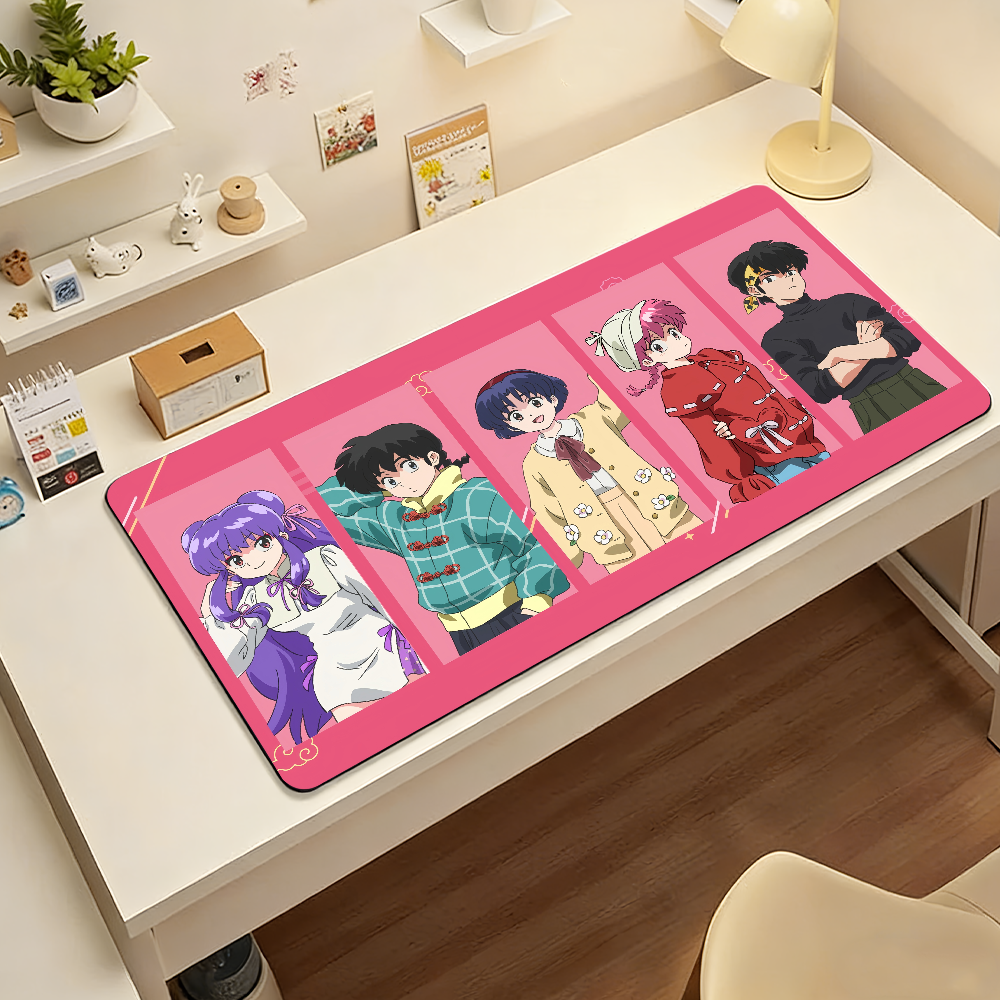 Gaming Keyboard Half - Anime R-Ranma One-Half Mouse Pad Large