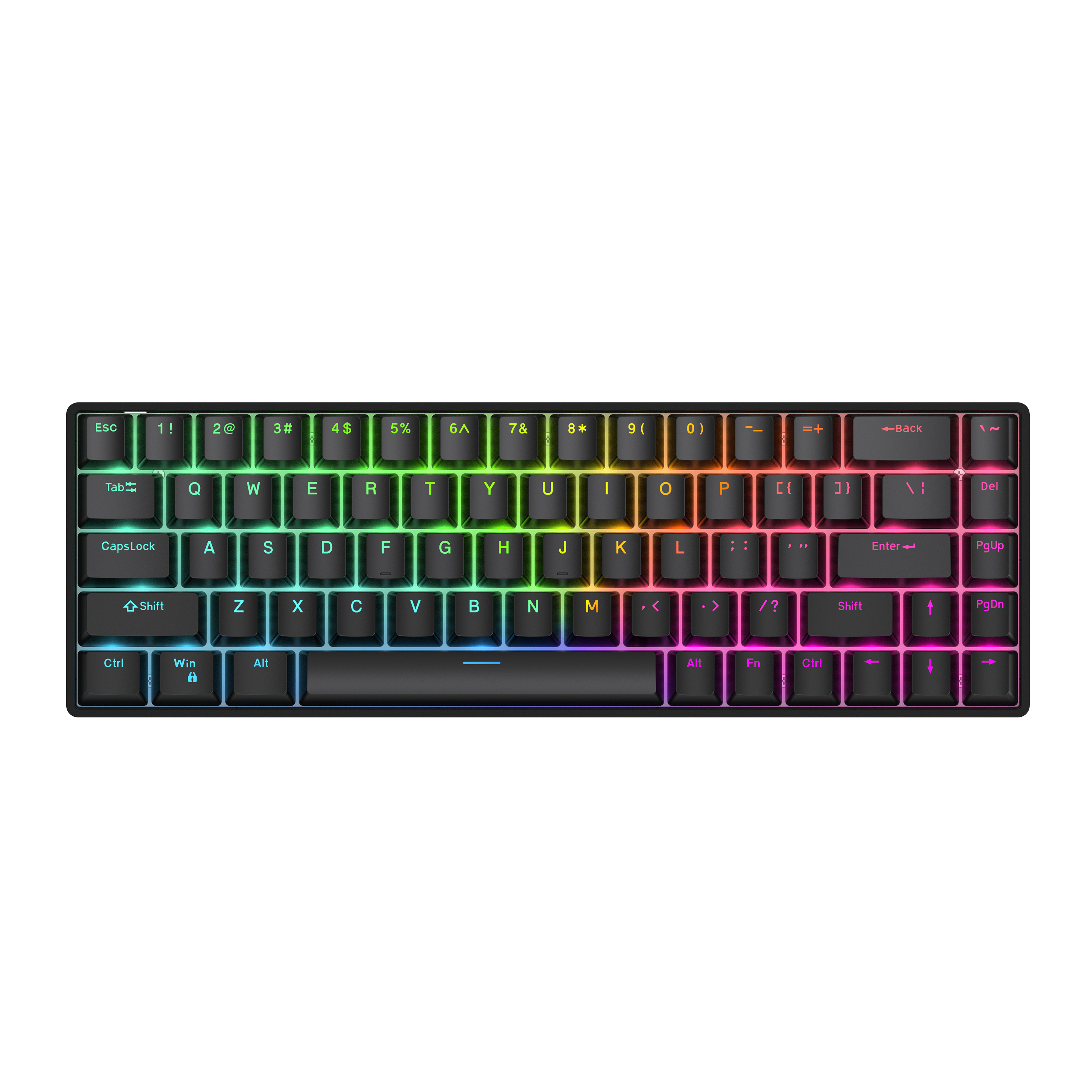 Gaming Keyboard Half - Raven68 Esports Magnetic Axis Keyboard Wired