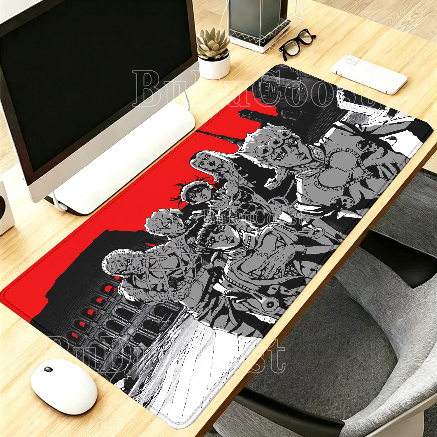 Gaming Keyboard Typewriter - Anime Jojo Bizarre Adventure Mouse Pad