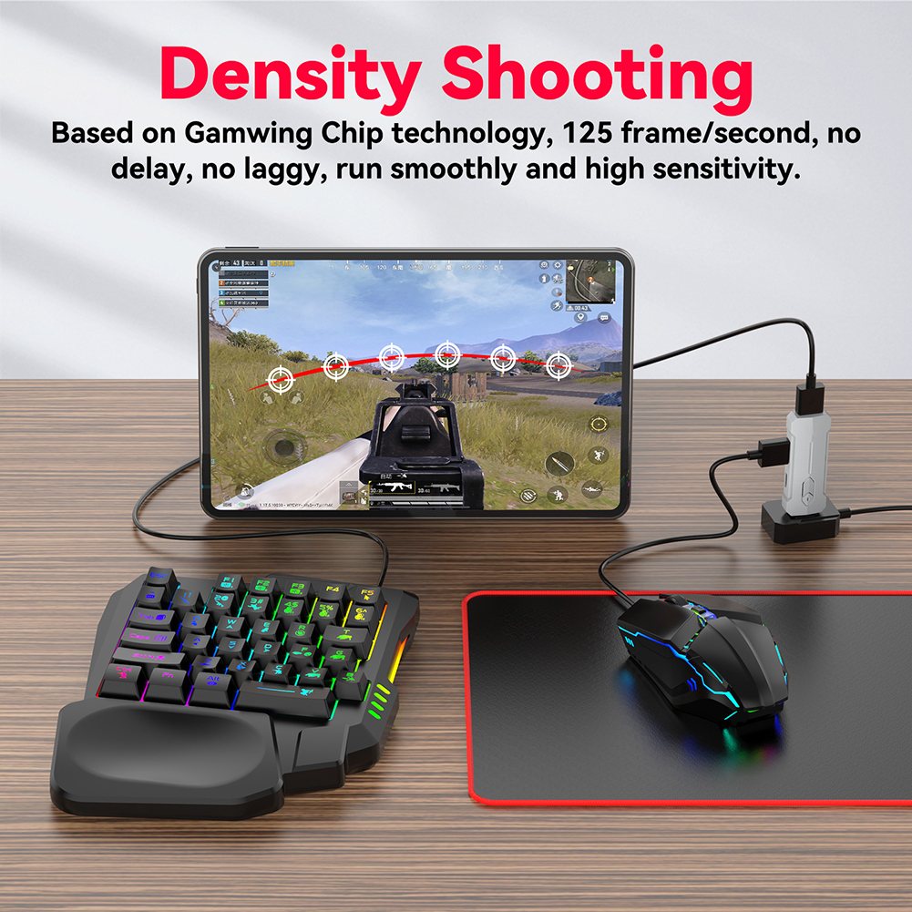 5 in 1 Mobile Game Converter K - Gaming Keyboard And Mouse Converter For Mobile recension och pris
