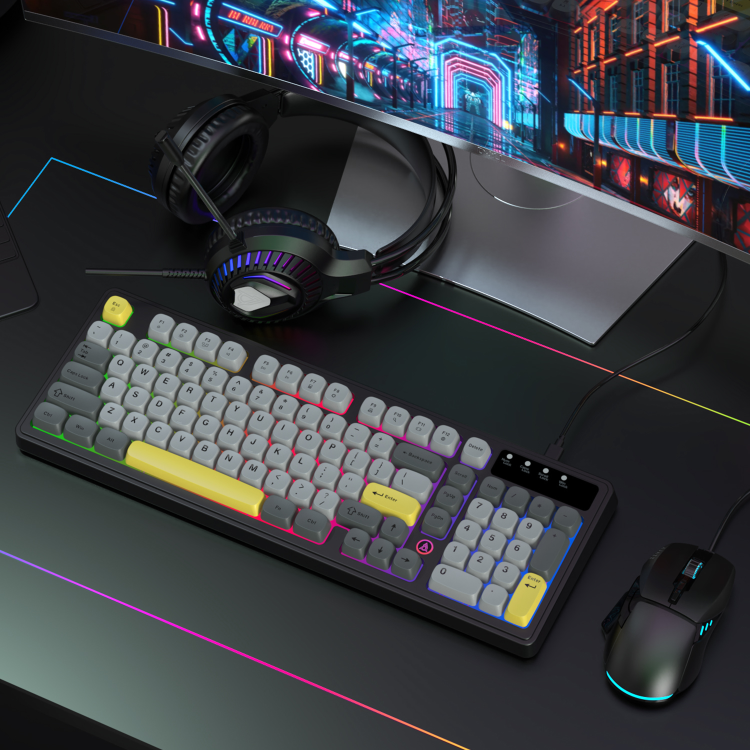 AJAZZ AT120 Bundle: Gaming Key - Gaming Keyboard Affordable recension och pris
