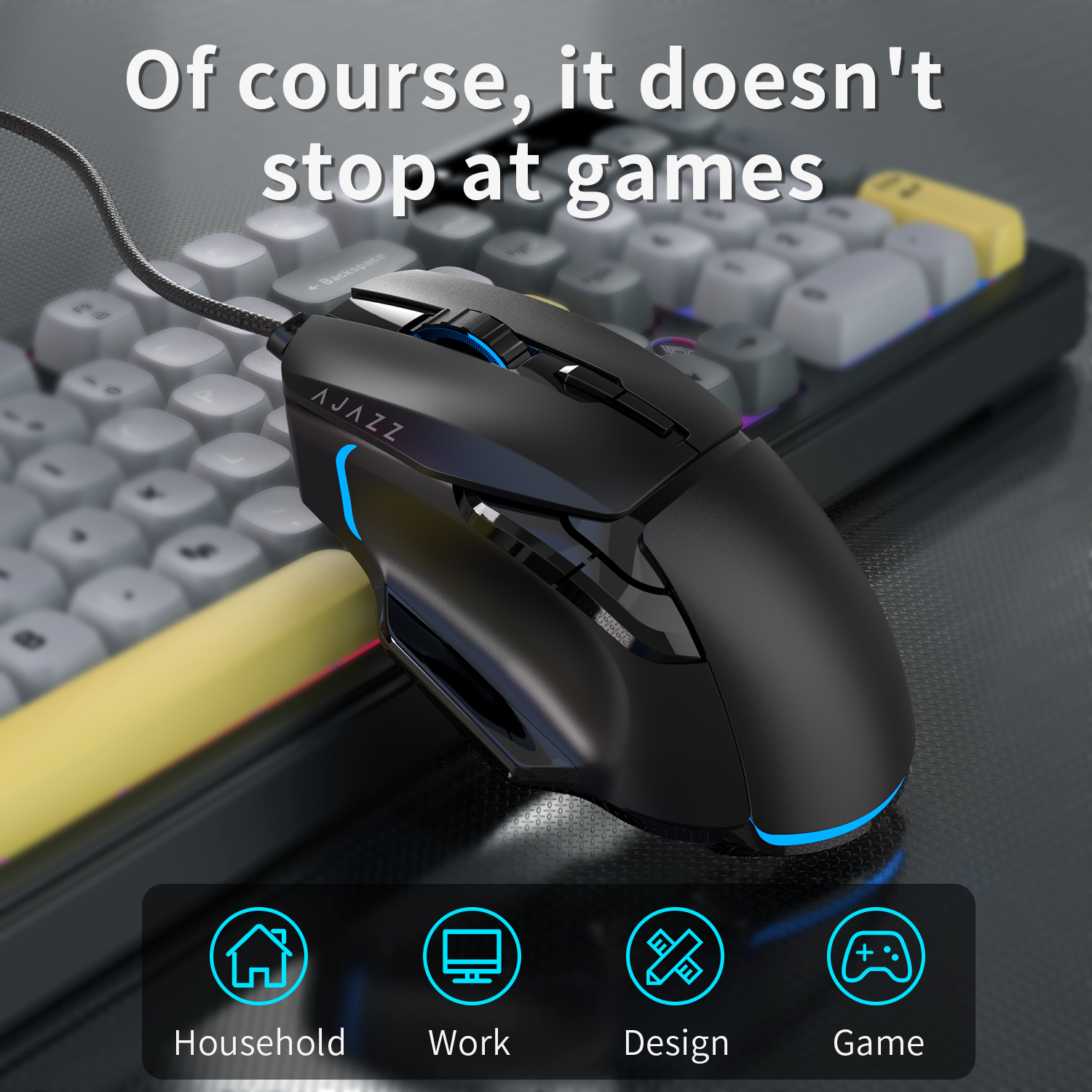 AJAZZ AT120 Bundle: Gaming Key - Gaming Keyboard Affordable recension och pris