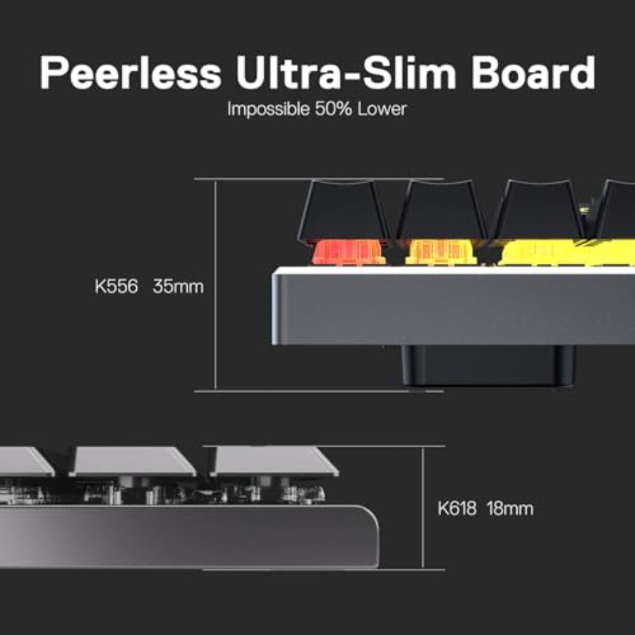PRO 3-Mode RGB Mechanical Keyb - Keyboard Gaming Mac recension och pris