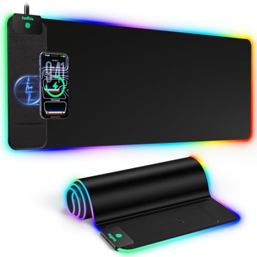 Mouse Pad with 15W Wireless Ch - Gaming Keyboard Number Pad recension och pris