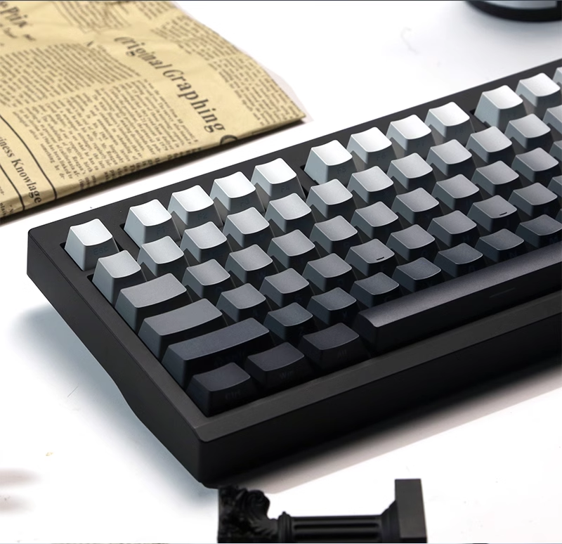 Gradient Gray Side Printed Shi - Gaming Keyboard Typewriter recension och pris