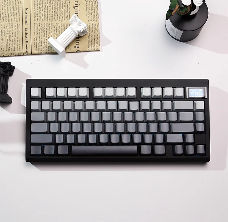 Gradient Gray Side Printed Shi - Gaming Keyboard Typewriter recension och pris