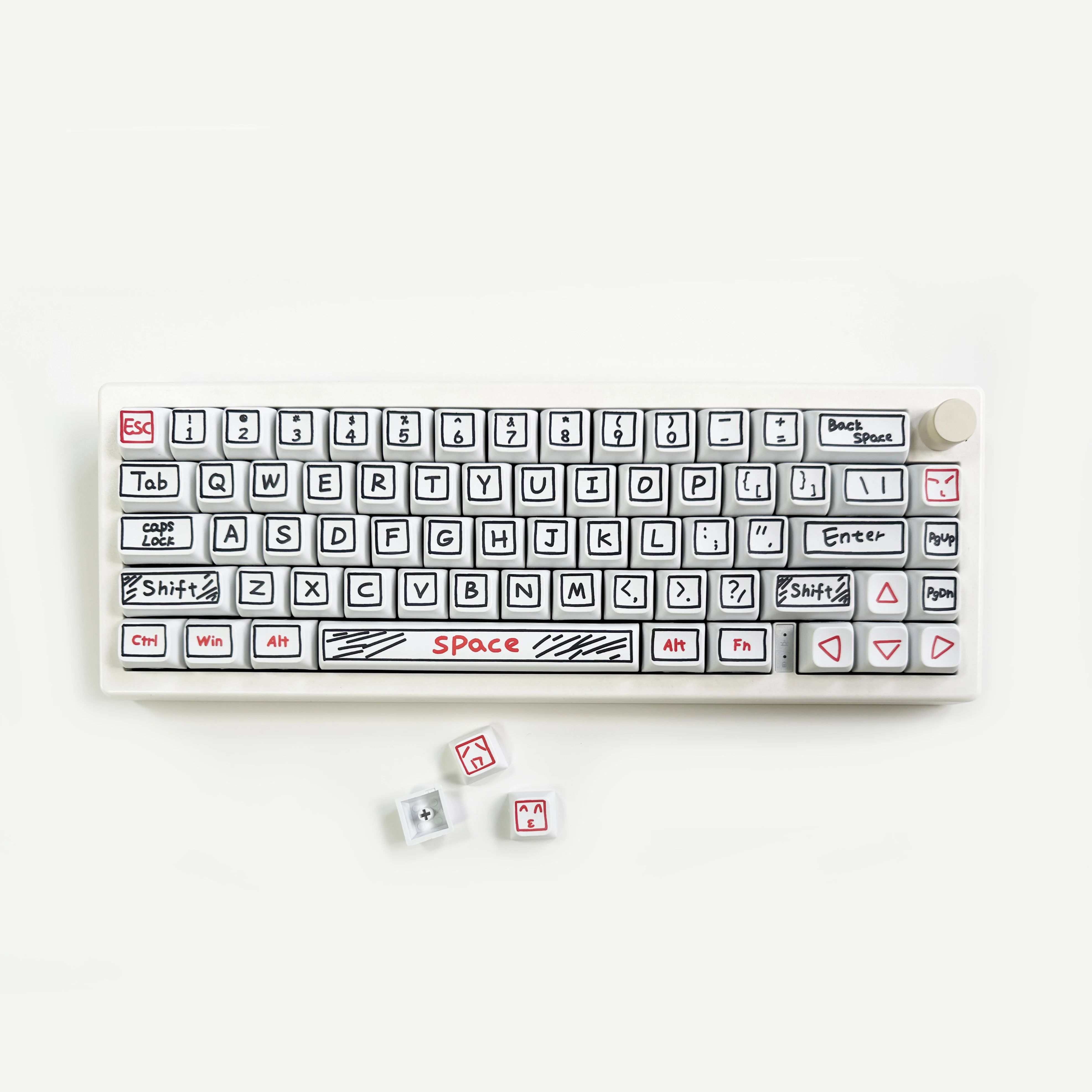 125 Keys XDA Profile Graffiti  - Gaming Keyboard Ergo recension och pris