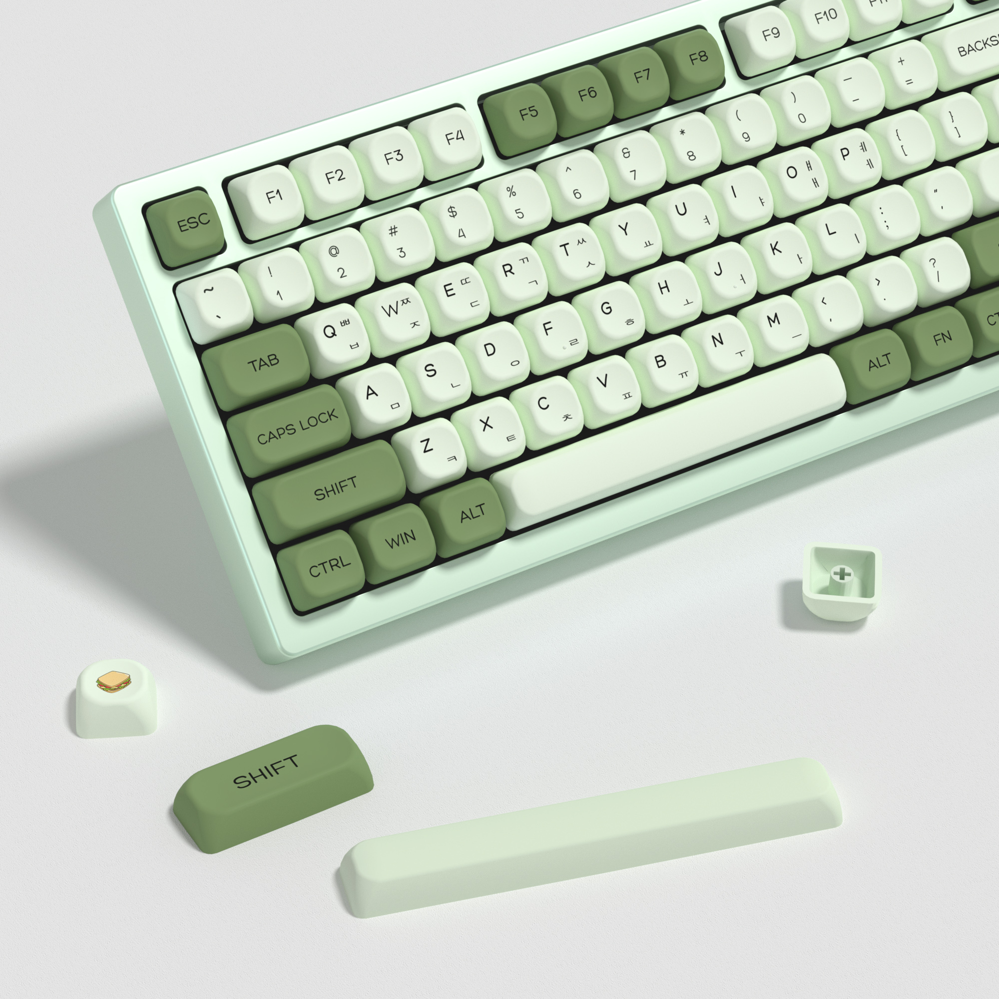 KBDiy Matcha Korean Keycap Gre - Gaming Keyboard Number Pad recension och pris