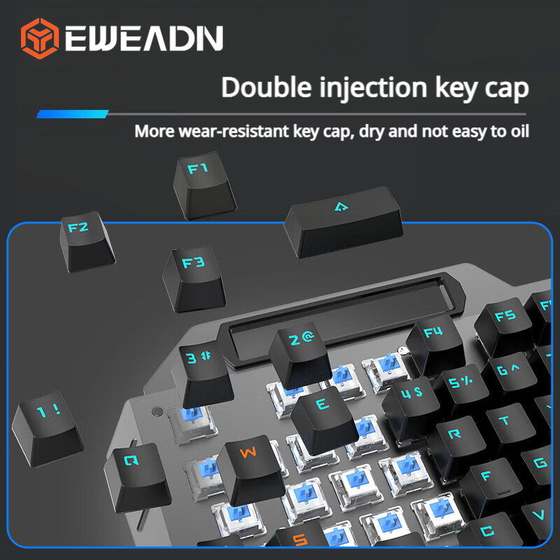 EWEADN TK900 Mechanical Keyboa - Keyboard Gaming Mac recension och pris
