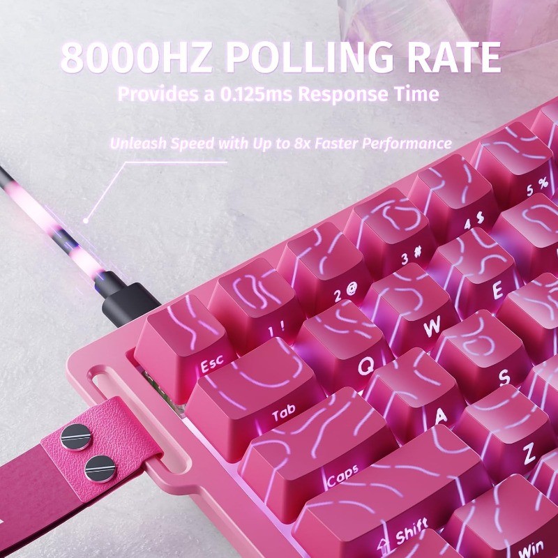 ATTACK SHARK X68 HE 8000Hz Rap - Keyboard Gaming Mac recension och pris