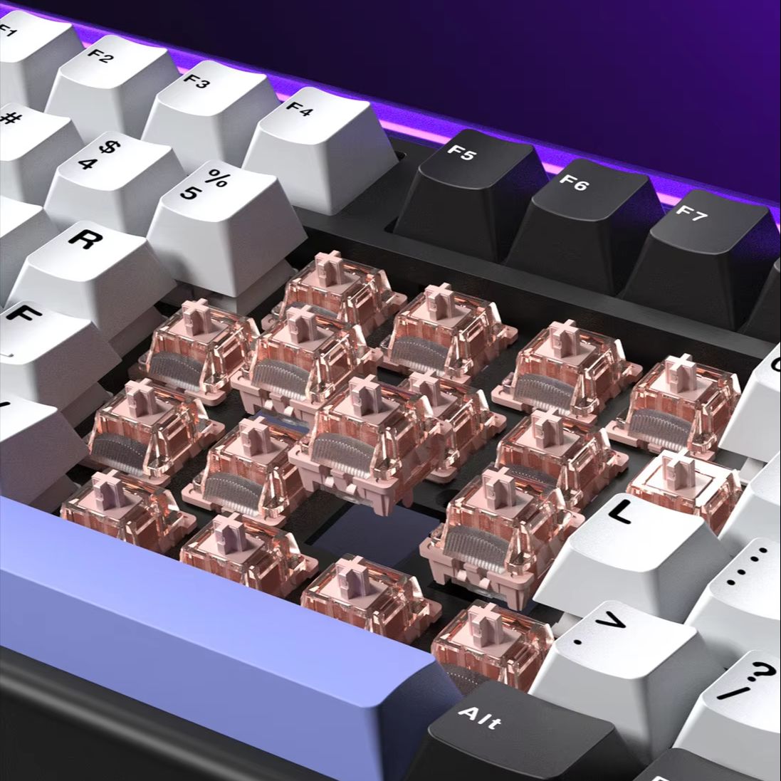 AULA H108 Tri-Mode Mechanical  - Gaming Keyboard Number Pad recension och pris