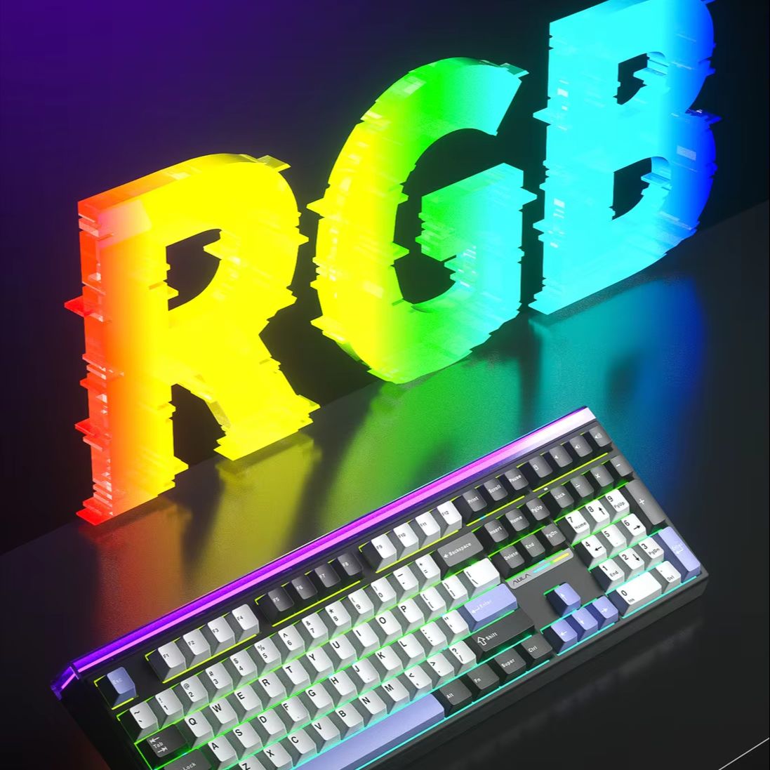 AULA H108 Tri-Mode Mechanical  - Gaming Keyboard Number Pad recension och pris