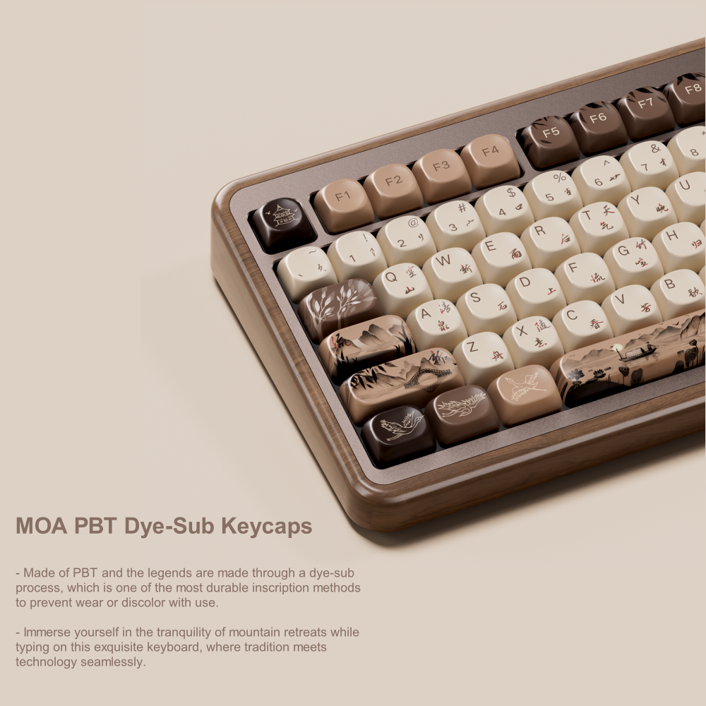 Akko MU02 75% Mountain Seclusi - Gaming Keyboard Half recension och pris