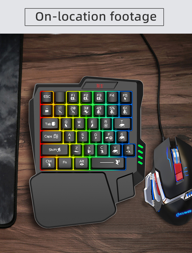Mini One Hand Gaming Keyboard, - Gaming Keyboard Half recension och pris