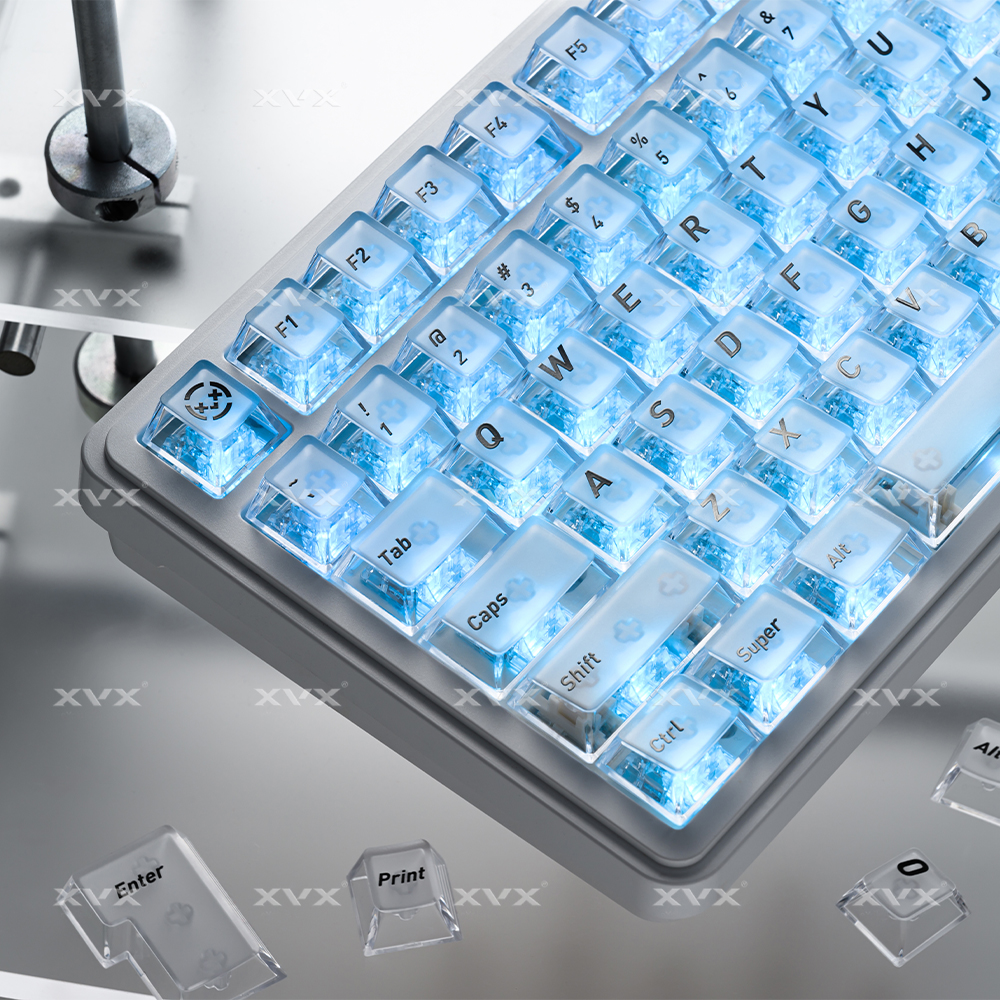 XVX Crystal Transparent Keycap - Gaming Keyboard Ergo recension och pris