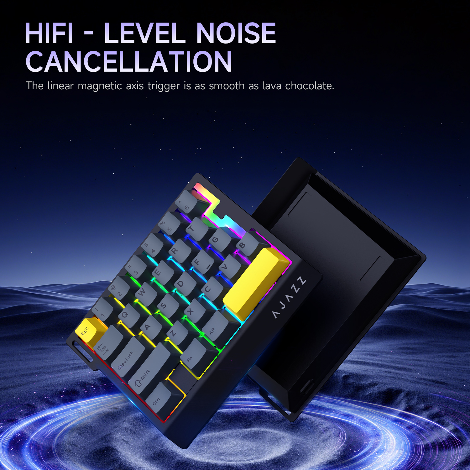 AJAZZ AK029 - Magnetic Brown S - Gaming Keyboard Half recension och pris