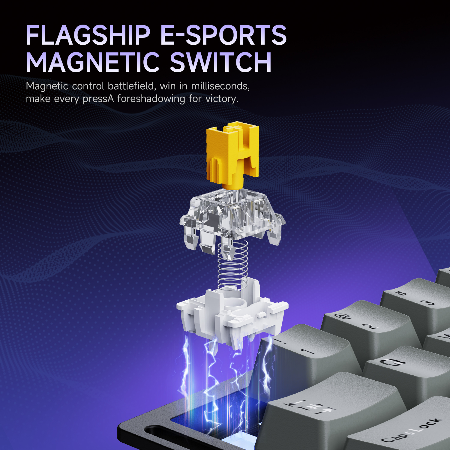 AJAZZ AK029 - Magnetic Brown S - Gaming Keyboard Half recension och pris