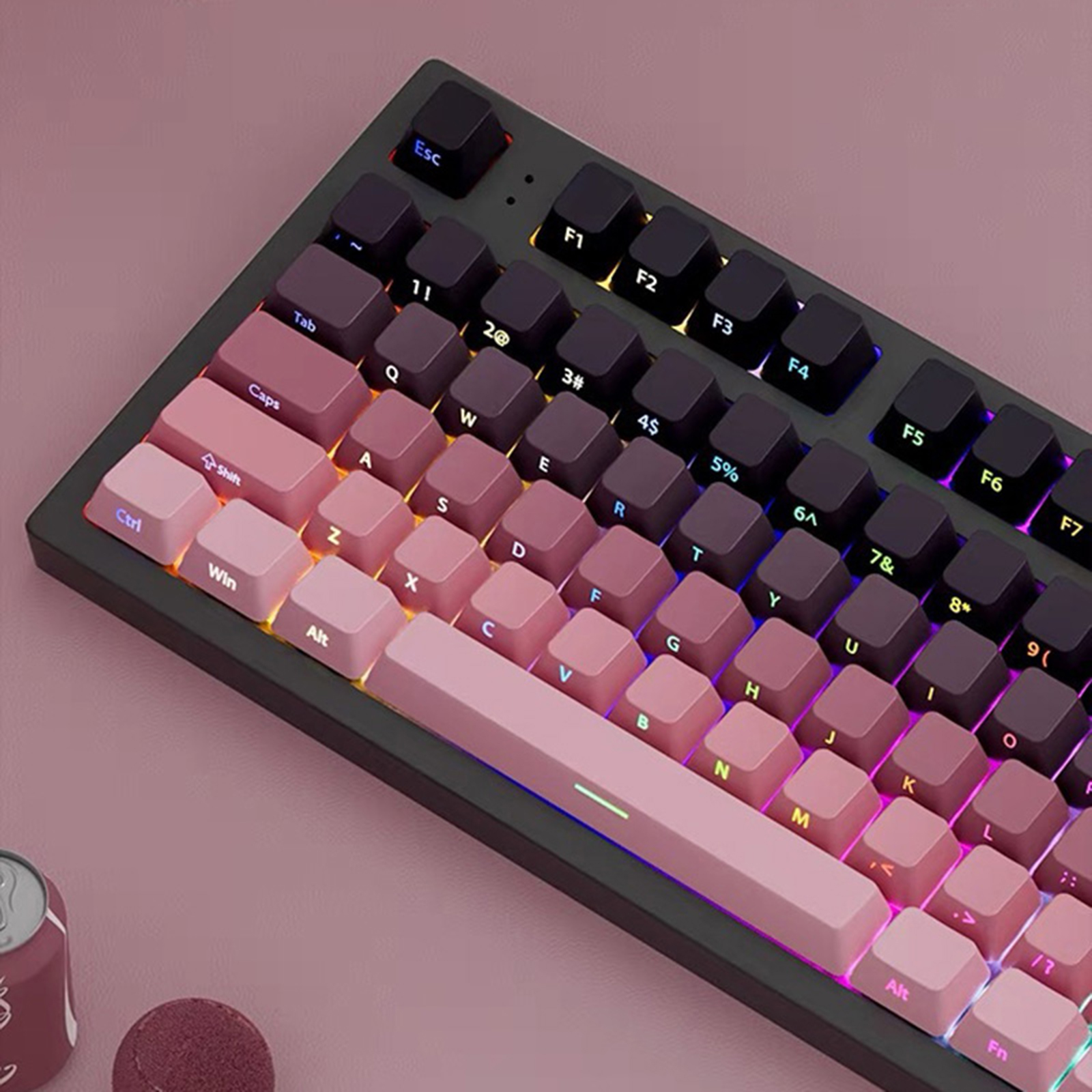 Gradient Keycaps Side Printed  - Gaming Keyboard Typewriter recension och pris