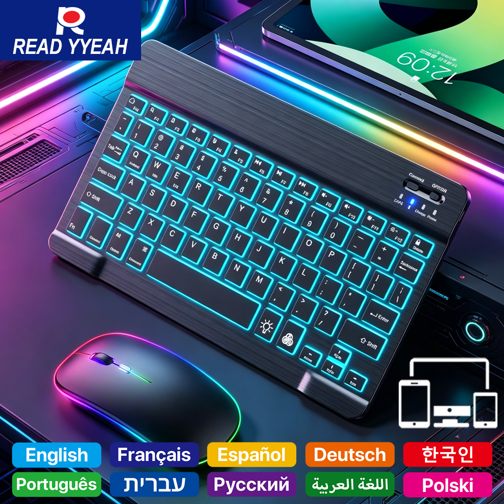 READ YYEAH RGB Backlit Bluetoo - Gaming Keyboard Bluetooth recension och pris
