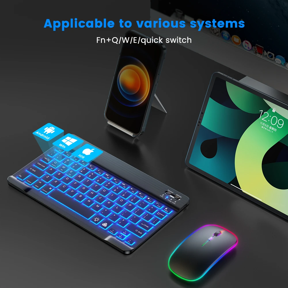 READ YYEAH RGB Backlit Bluetoo - Gaming Keyboard Bluetooth recension och pris
