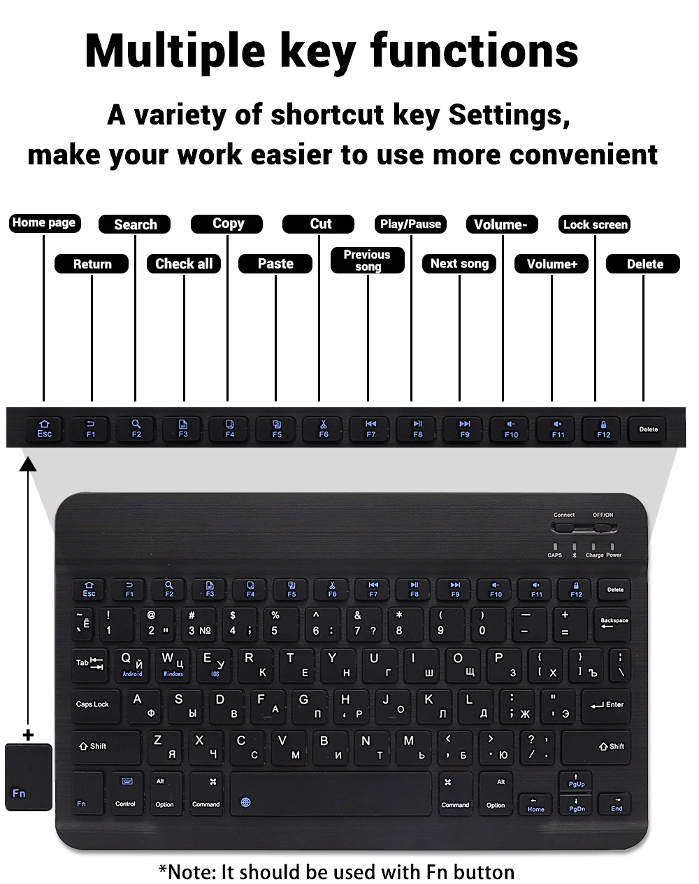 READ YYEAH RGB Backlit Bluetoo - Gaming Keyboard Bluetooth recension och pris