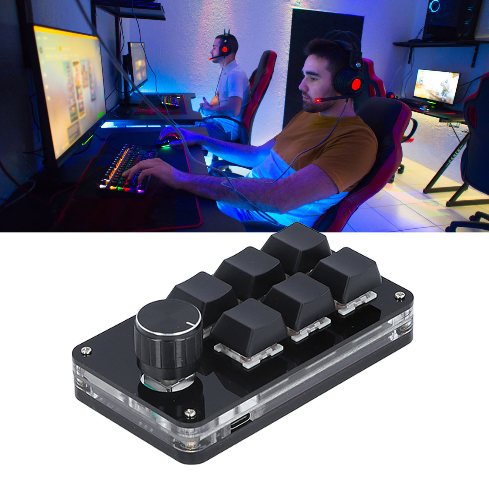 Mini Macro Mechanical Gaming K - Gaming Keyboard 1 Hand recension och pris