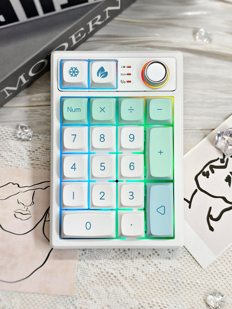 Tri modes Bluetooth KEYCOOL pr - Gaming Keyboard Number Pad recension och pris