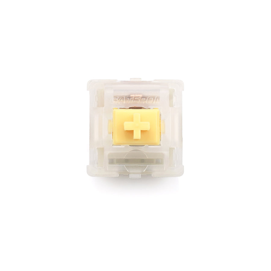 GATERON CAP Milky Yellow Linea - Gaming Keyboard Ergo recension och pris