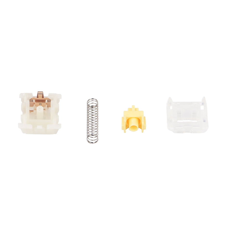 GATERON CAP Milky Yellow Linea - Gaming Keyboard Ergo recension och pris
