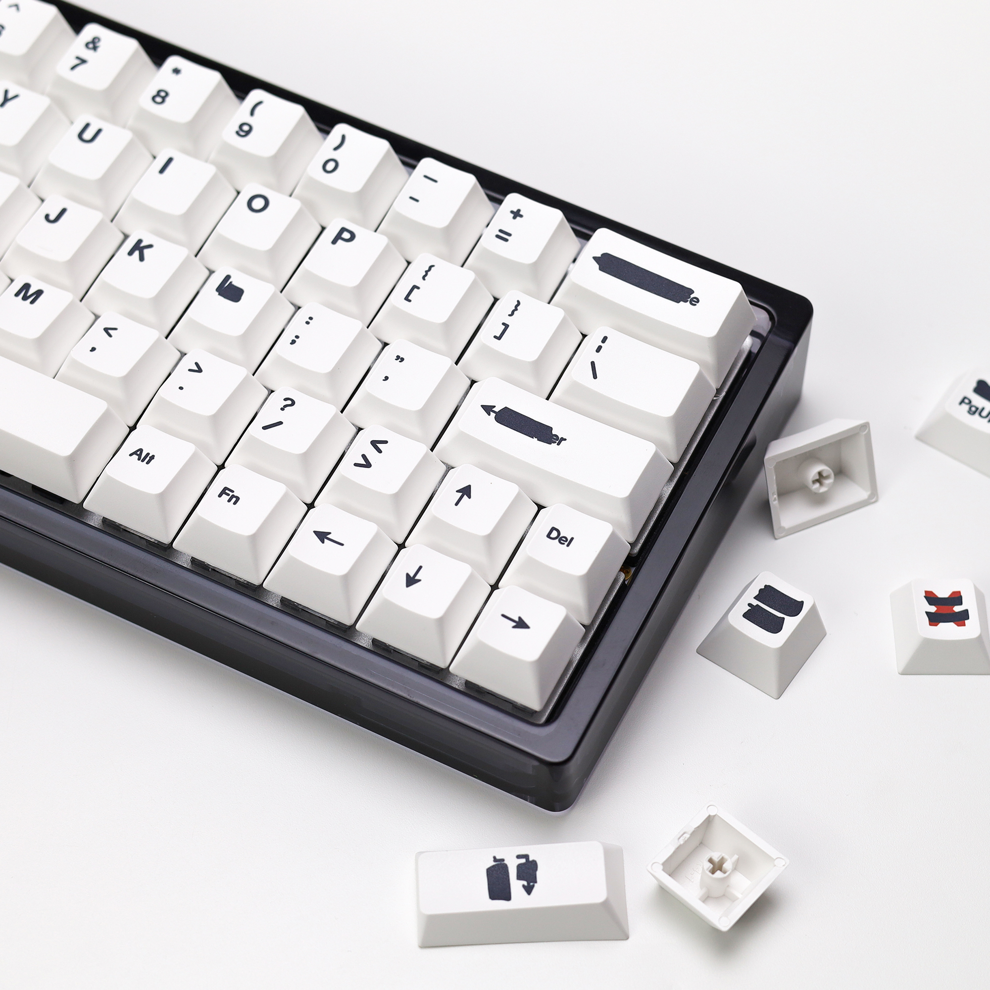KBDiy Retro GMK Redacted Keyca - Gaming Keyboard Number Pad recension och pris