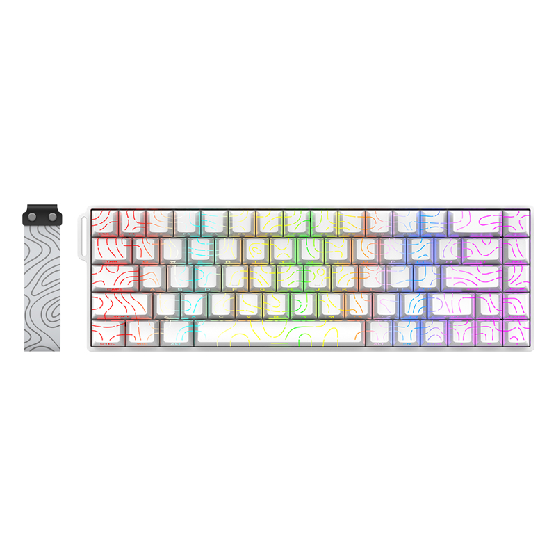 SHIPADOO IK68 Wired Mechanical - Gaming Keyboard Half recension och pris