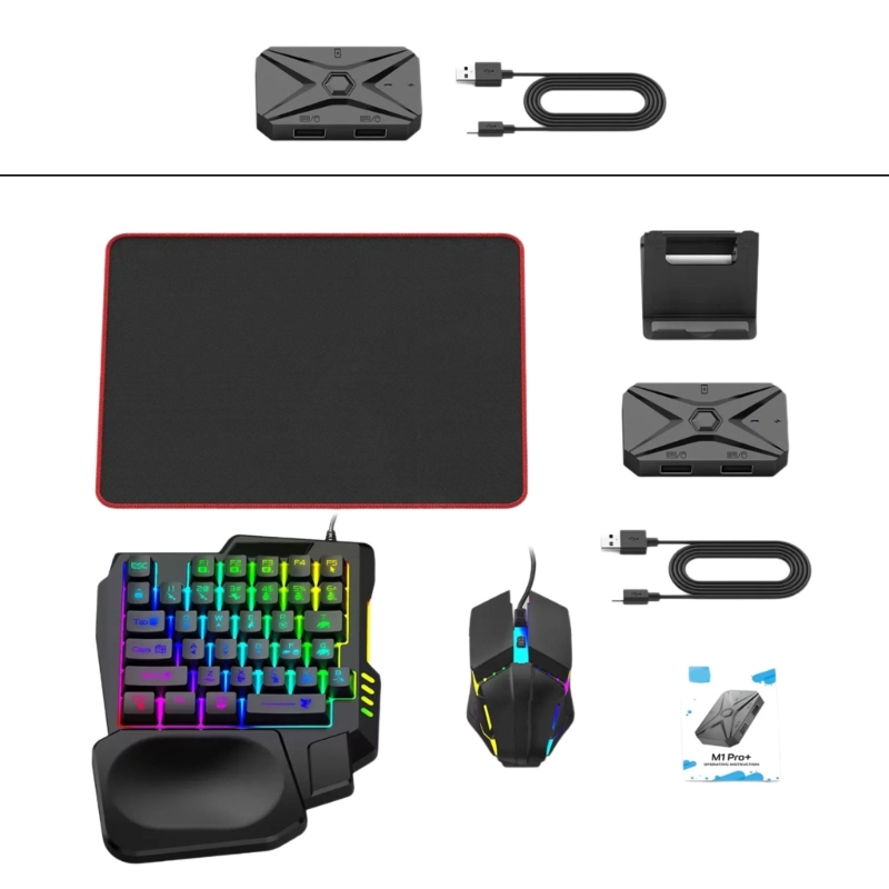 2026 New Handheld Gaming Keybo - Gaming Keyboard And Mouse Converter For Mobile recension och pris