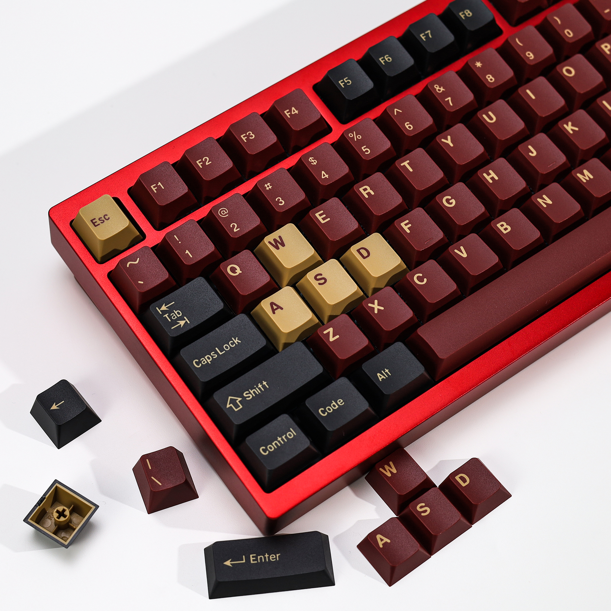 KBDiy GMK Keycap Double Shot C - Gaming Keyboard Number Pad recension och pris