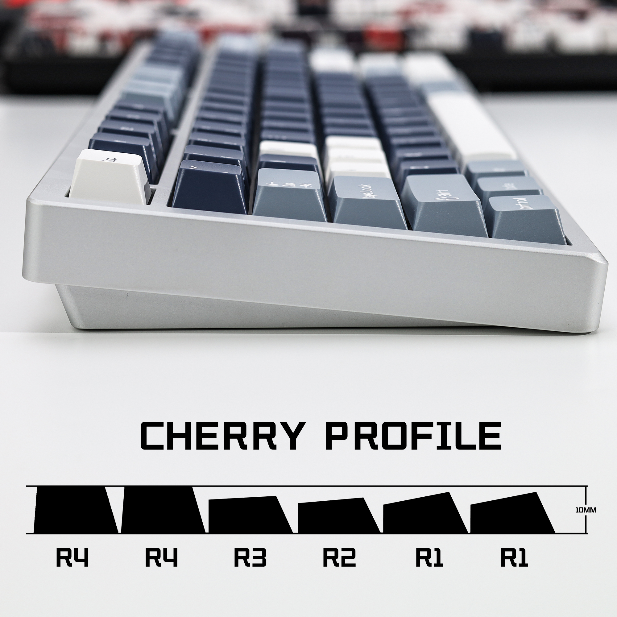 KBDiy Fishing Keycaps ISO PBT  - Gaming Keyboard Number Pad recension och pris