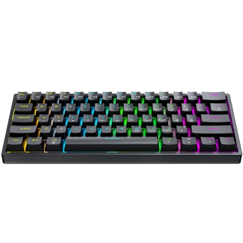 BAJEAL K101 Wired 61-Key Mecha - Gaming Keyboard Blue Switches recension och pris