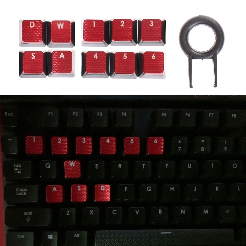 10 Keys Backlit Keycaps Non-sl - Gaming Keyboard Ergo recension och pris