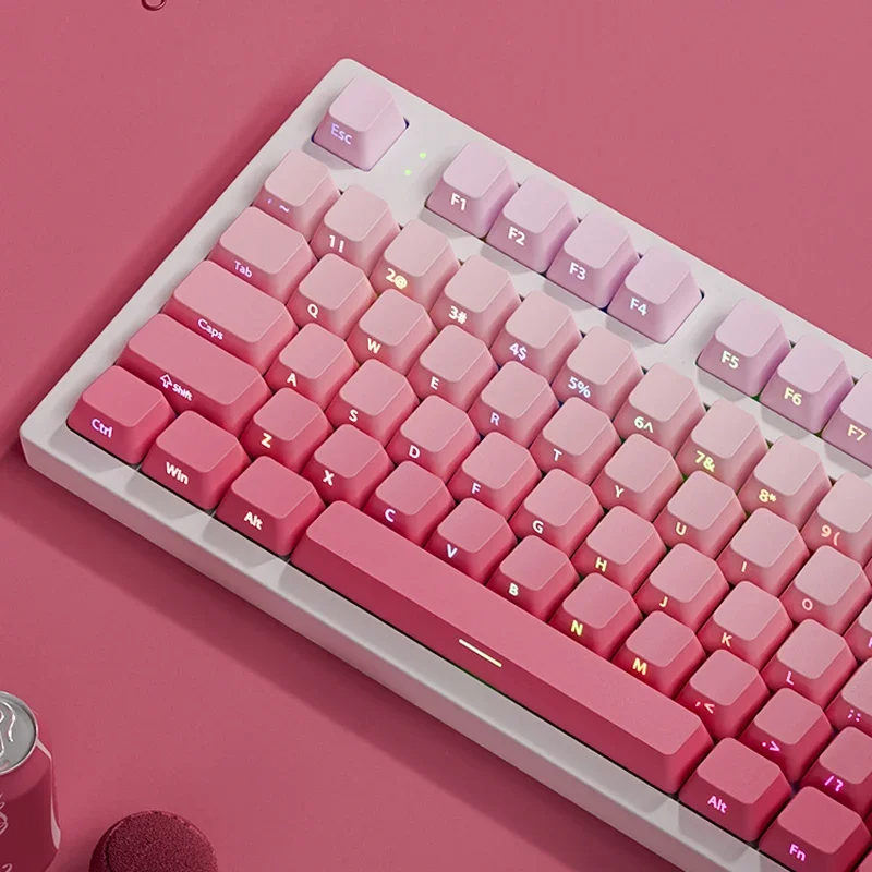 133 Keys Double Shot Shine Thr - Gaming Keyboard Typewriter recension och pris
