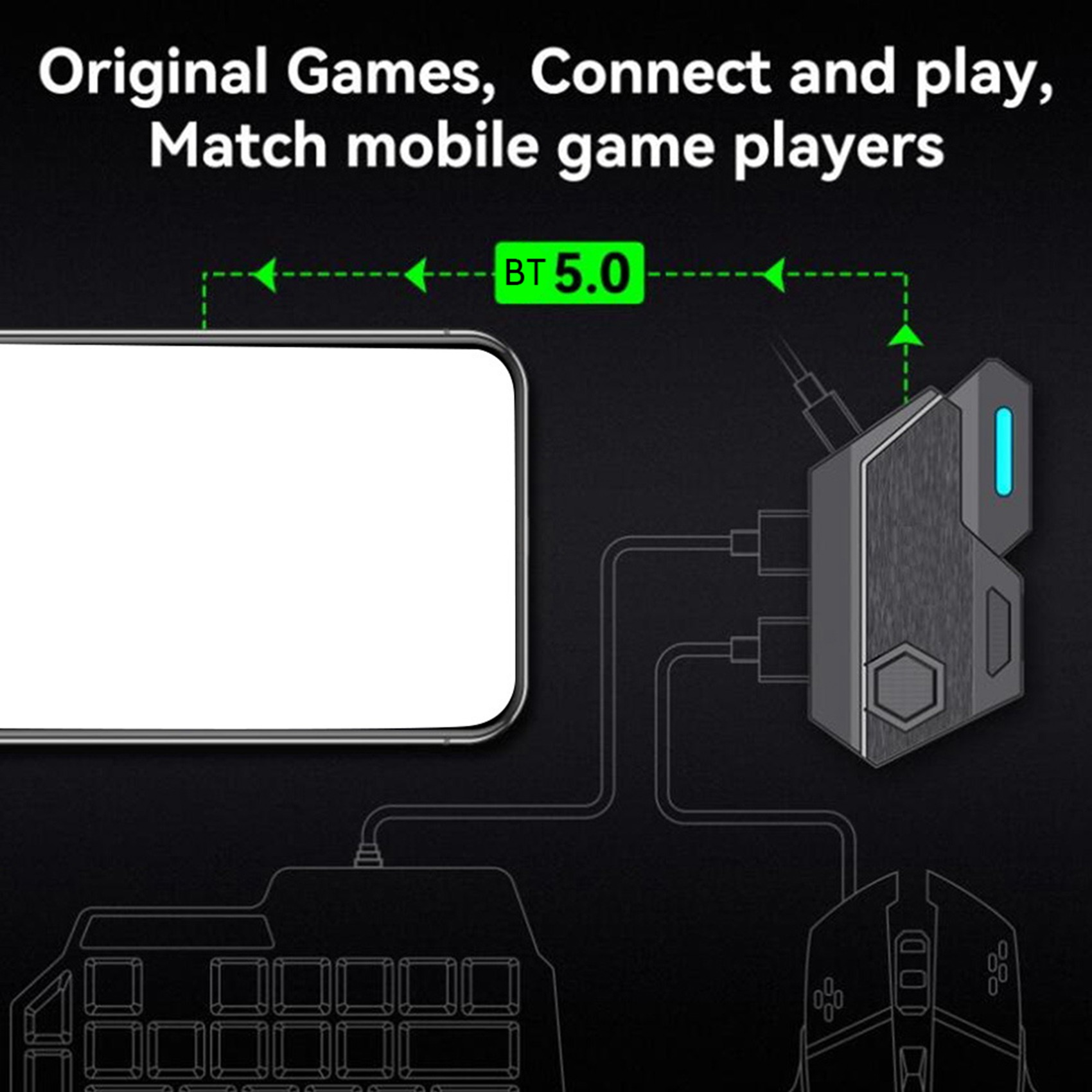 Reliable~ Gamepad Mobile For P - Gaming Keyboard And Mouse Converter For Mobile recension och pris