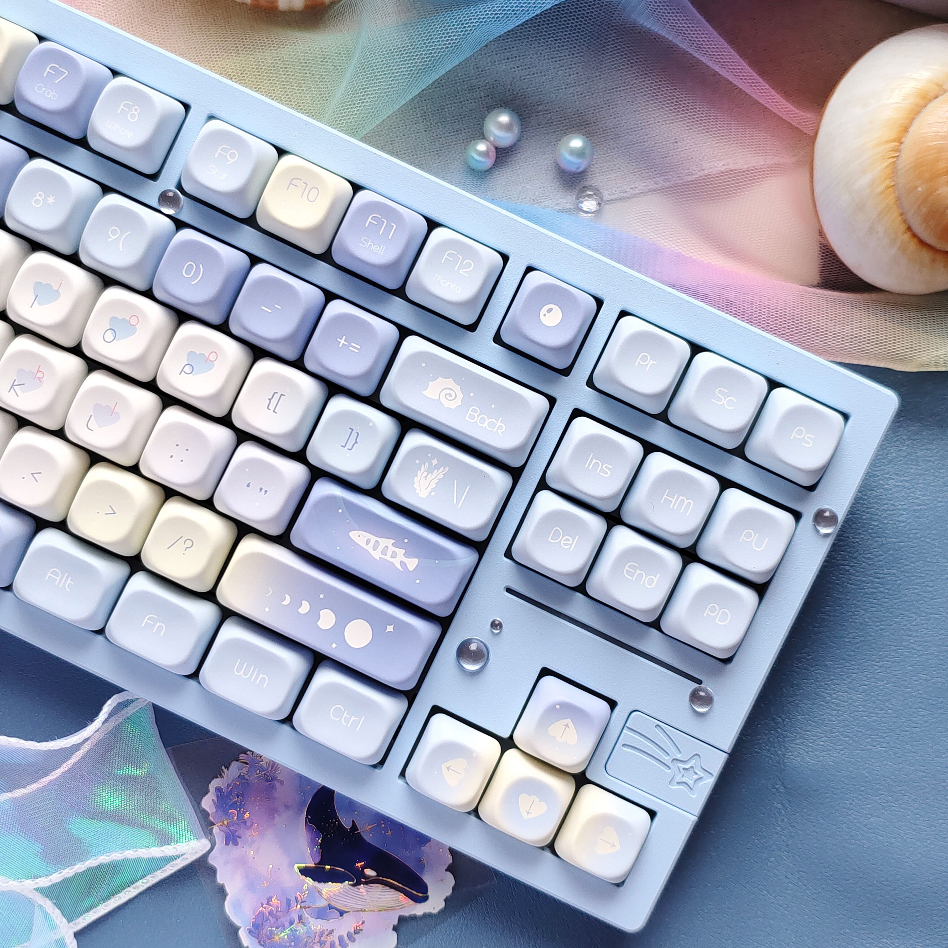 Five Sided Dye Sublimation Key - Gaming Keyboard Blue Switches recension och pris