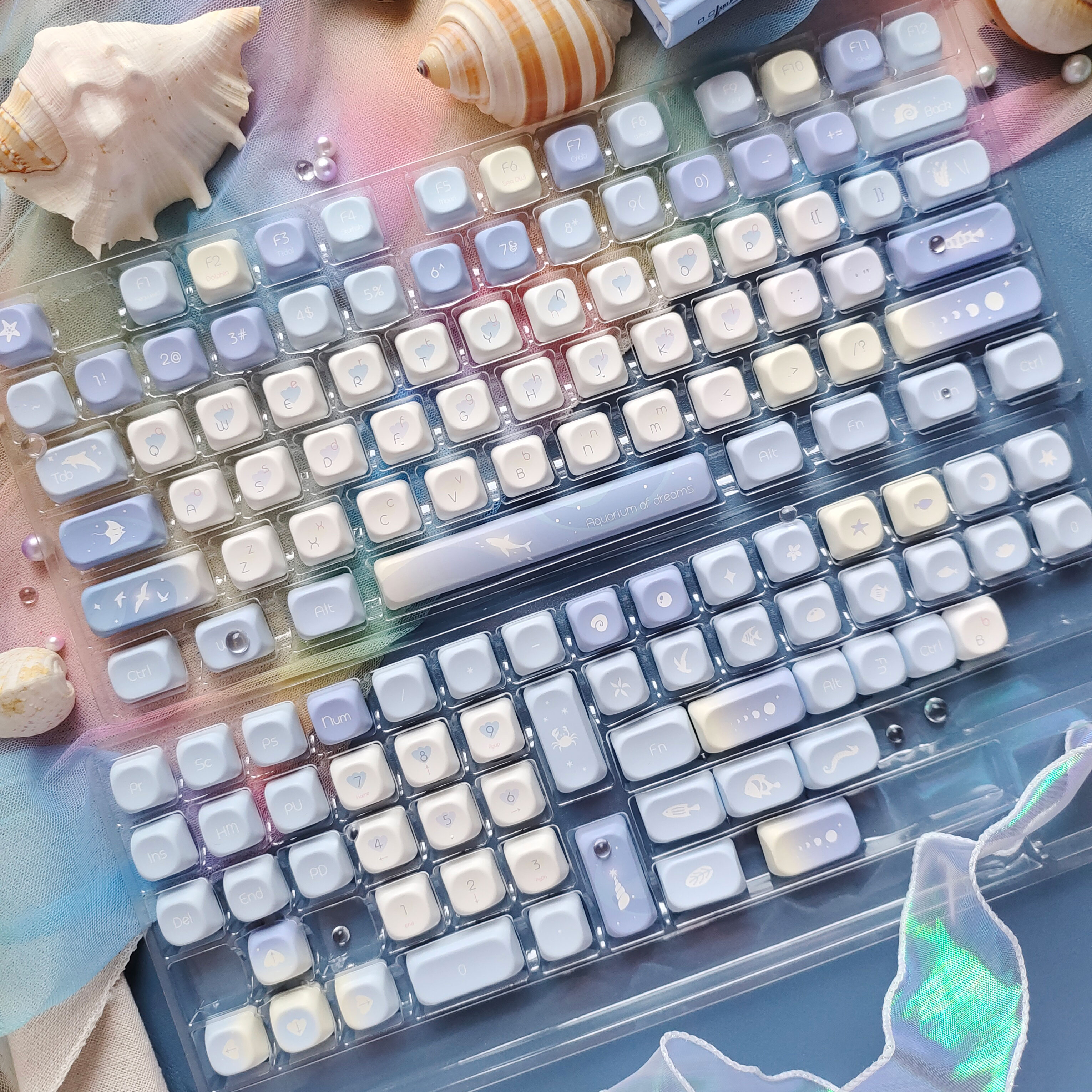 Five Sided Dye Sublimation Key - Gaming Keyboard Blue Switches recension och pris