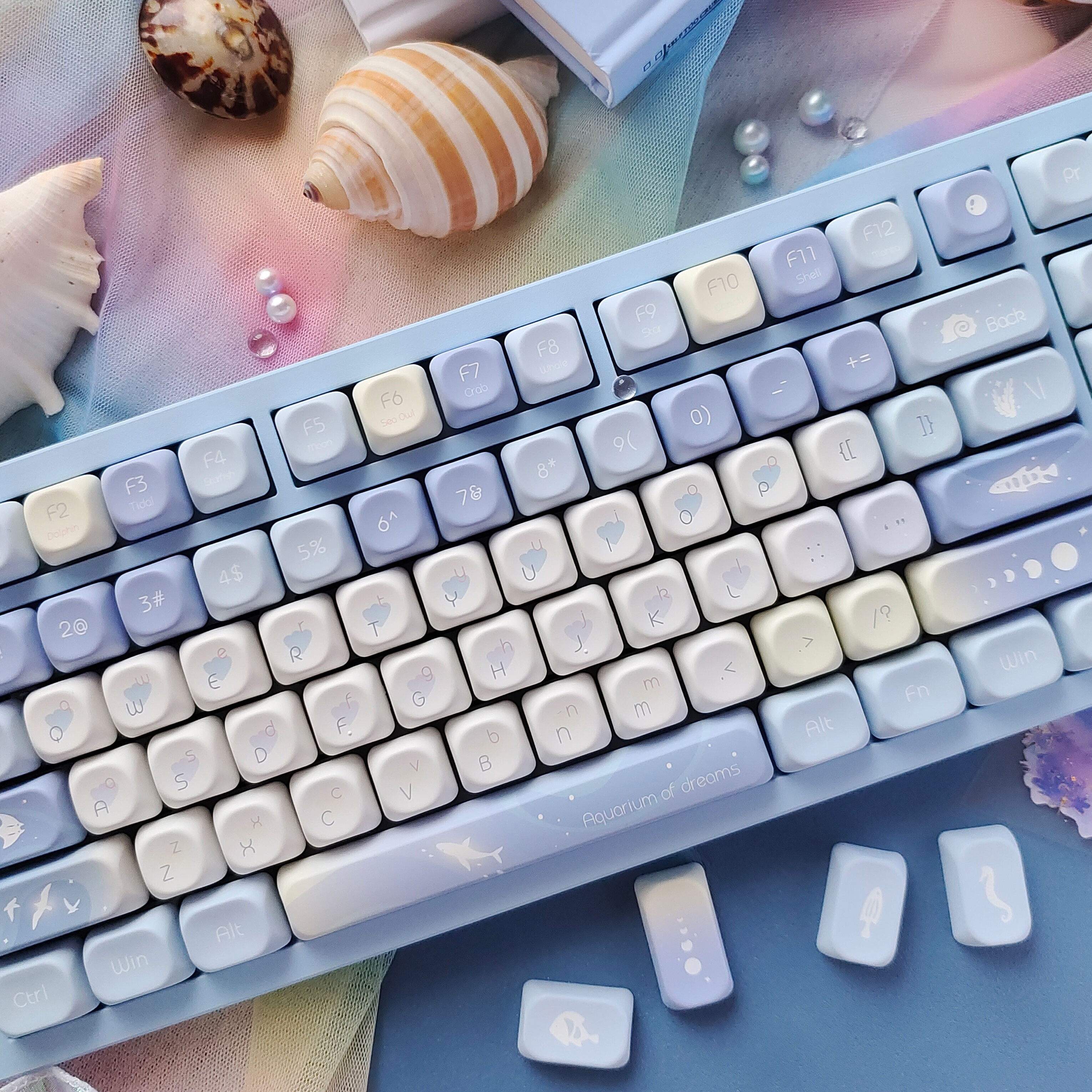 Five Sided Dye Sublimation Key - Gaming Keyboard Blue Switches recension och pris