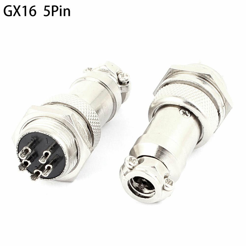 1set GX16 5P Aviation Plug 16m - Aviator Connector Kit recension och pris
