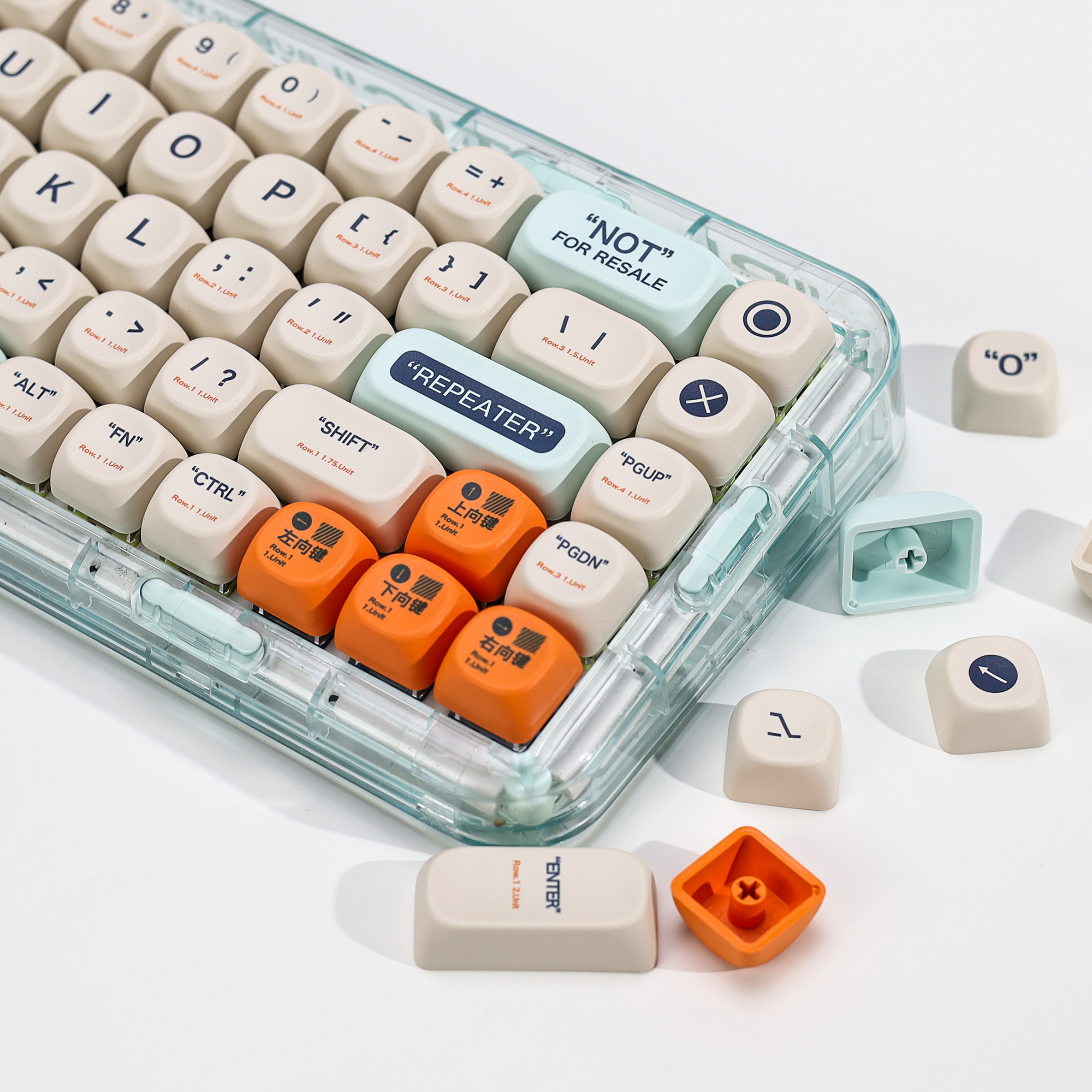 KBDiy KOA Profile Retro Plasti - Gaming Keyboard Number Pad recension och pris