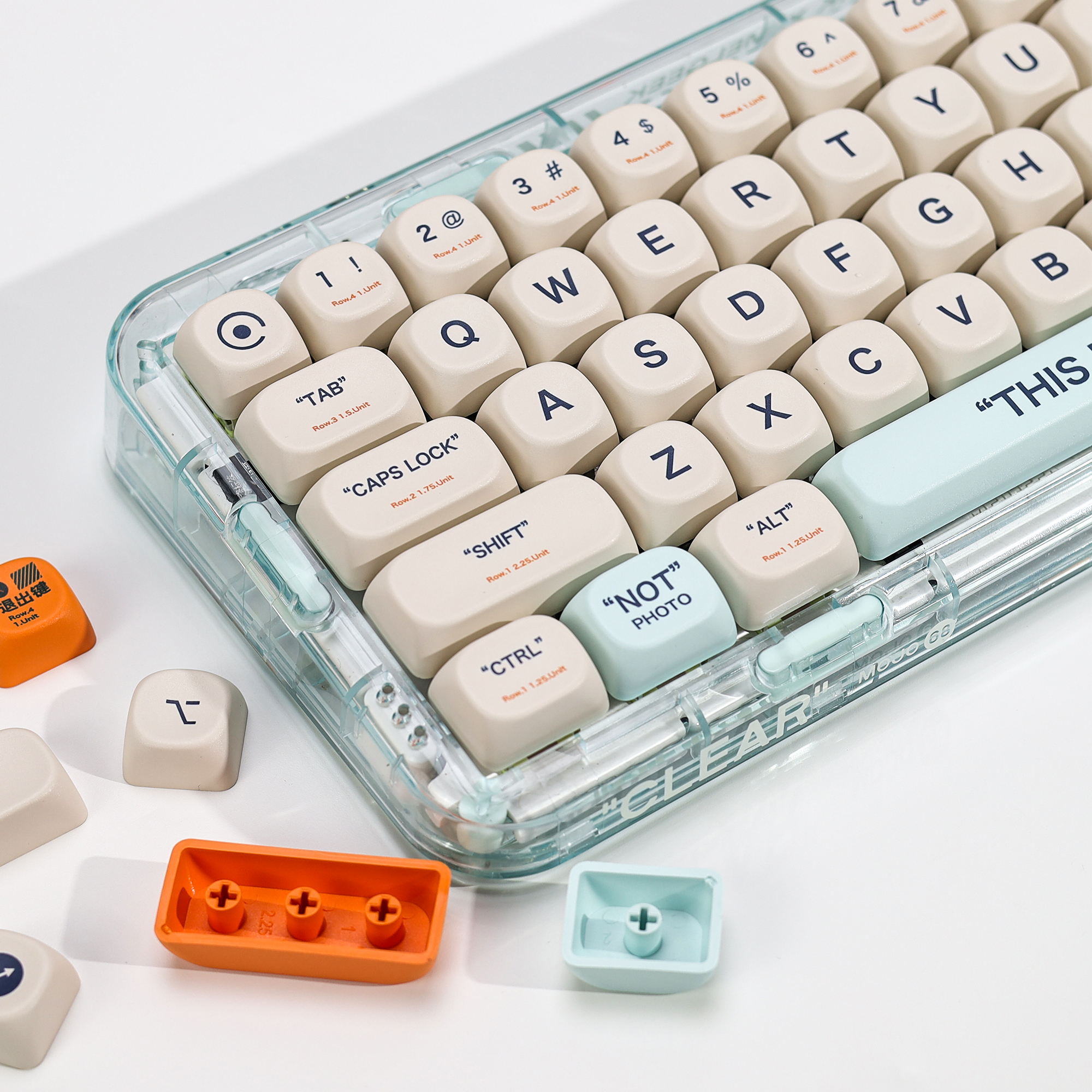 KBDiy KOA Profile Retro Plasti - Gaming Keyboard Number Pad recension och pris