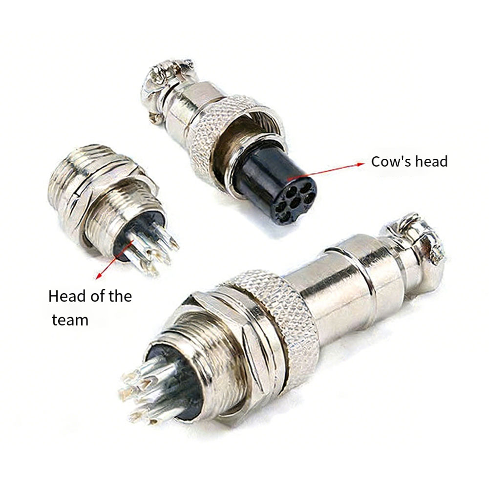 5Pcs GX16 2/3/4/5 Pin Aviation - Aviator Connector Kit recension och pris
