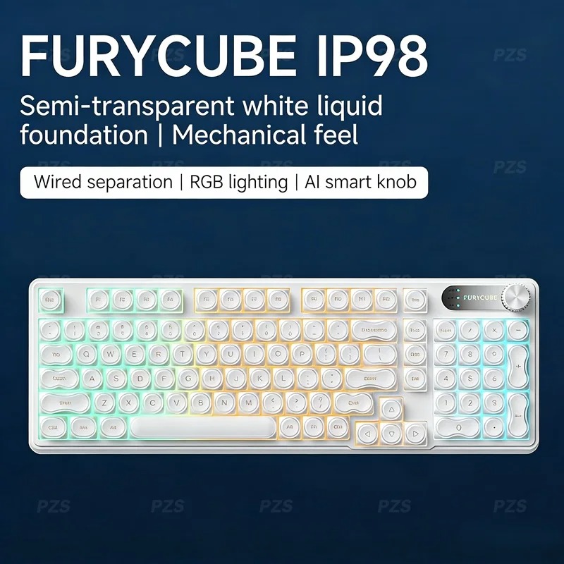 FURYCUBE IP98 Wired Keyboard R - Gaming Keyboard Ip98 recension och pris