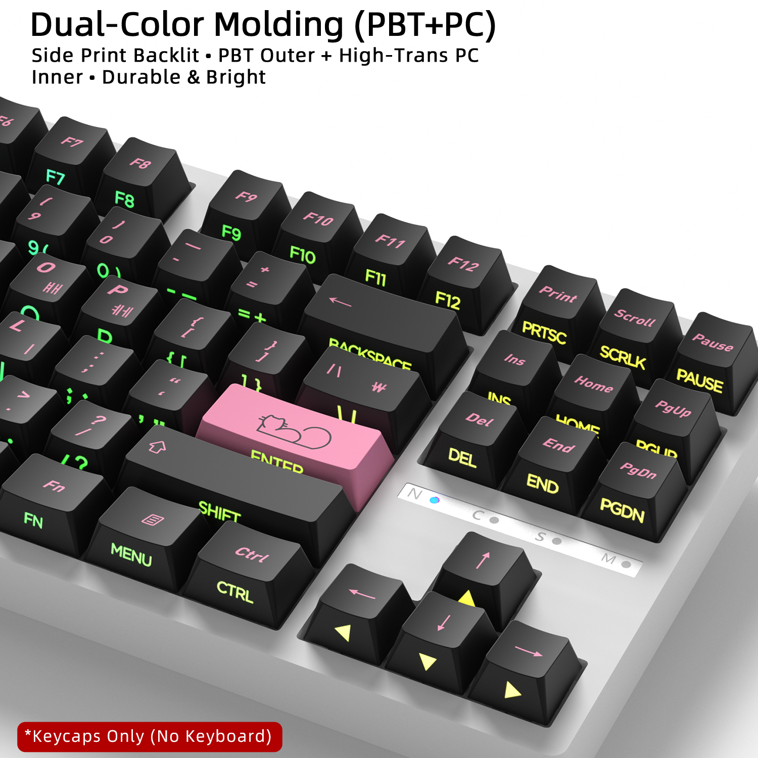 Cute Cat Side Printed Korean K - Gaming Keyboard Typewriter recension och pris