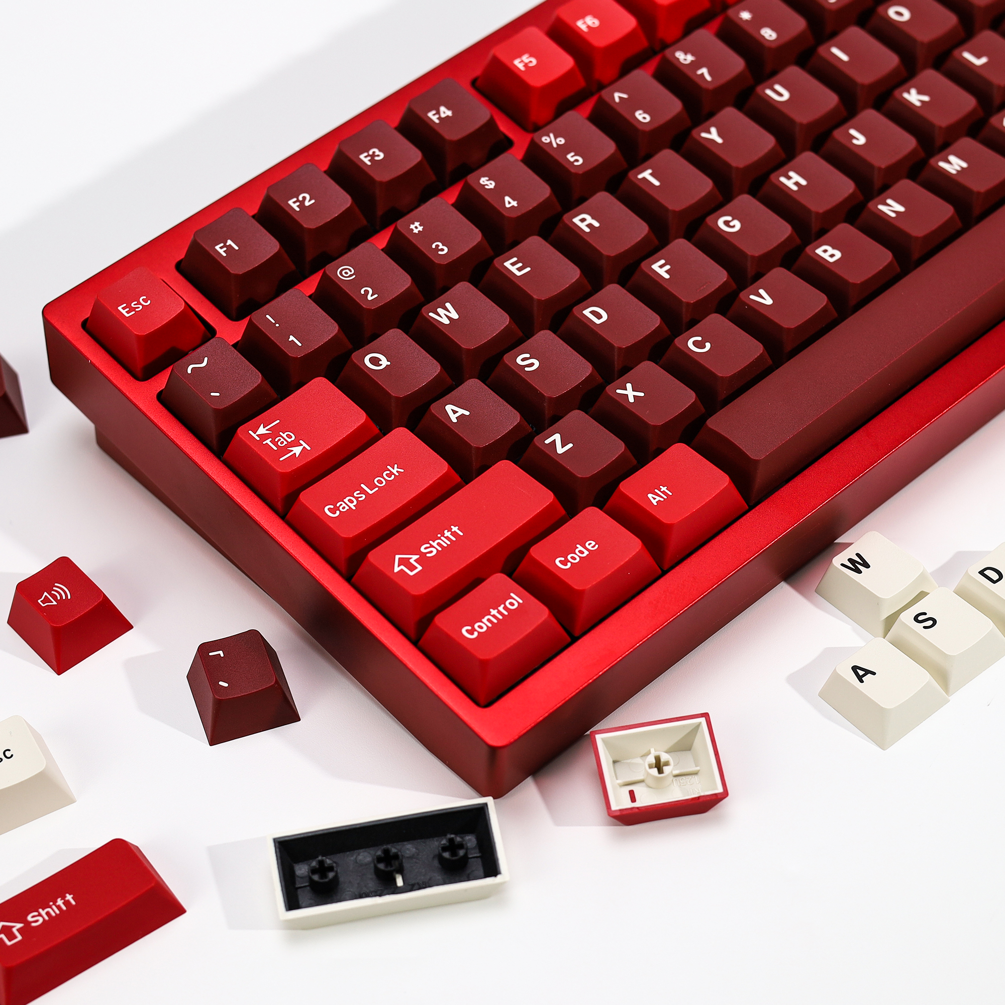 KBDiy GMK Jamon Keycap Red Ret - Gaming Keyboard Number Pad recension och pris
